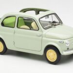 Fiat Nuova 500 Clear Zaļš Kyosho 1:18 - image 6 of 8