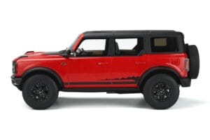Ford Bronco 4-Door Wildtrak Sarkans GT Spirit 1:18 GT360 Sveķi — attēls 3 no 5