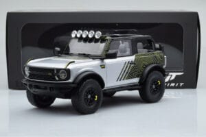 Ford Bronco RTR Iconic Sudrabs GT Spirit 1:18 GT404 Sveķi — attēls 6 no 6