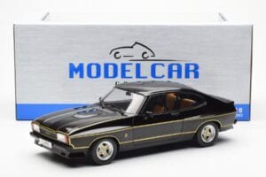 Ford Capri Mk2 X-Pack Melns MCG 1:18 MCG18348 Metāls — attēls 6 no 6