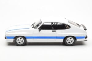 Ford Capri Mk2 X-Pack Balts MCG 1:18 MCG18347 Metāls — attēls 3 no 6
