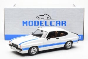 Ford Capri Mk2 X-Pack Balts MCG 1:18 MCG18347 Metāls — attēls 6 no 6