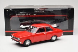 Ford Escort Mk1 RHD Sarkans Minichamps 1:18 150081070 Metāls — attēls 8 no 8