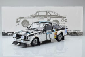 Ford Escort RS 1800 Allied Polymer #1 T. Makinen / H. Liddon Winner RAC Rally 1975 Minichamps 1:18 100758401 Metāls — attēls 8 no 8