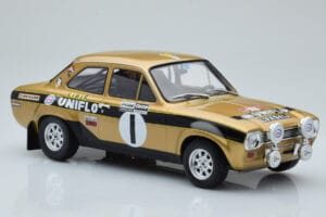 Ford Escort Mk1 RS1600 Night Version #1 R. Clark / J. Porter Rally Wales 1972 IXO 1:18 18RMC100 Metāls — attēls 4 no 6
