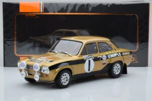 Ford Escort Mk1 RS1600 Night Version #1 R. Clark / J. Porter Rally Wales 1972 IXO 1:18 18RMC100 Metāls — attēls 6 no 6