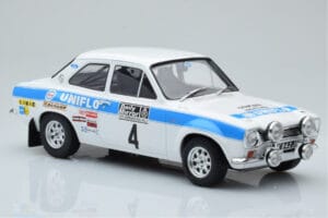 Ford Escort Mk1 RS1600 Night Version #4 R. Clark / T. Mason RAC Rally 1972 IXO 1:18 18RMC101 Metāls — attēls 4 no 6
