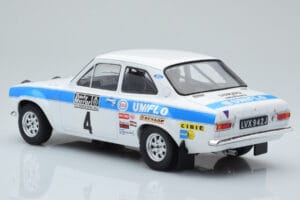 Ford Escort Mk1 RS1600 Night Version #4 R. Clark / T. Mason RAC Rally 1972 IXO 1:18 18RMC101 Metāls — attēls 5 no 6