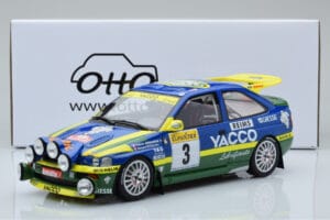Ford Escort RS Cosworth #9 P. Bernardini / J-M. Andrie Rally Monte Carlo 1996 Otto 1:18 OT1028 Sveķi — attēls 6 no 6