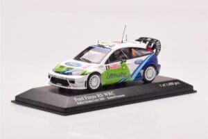 Ford Focus RS WRC #4 R. Kresta / J. Tomanek Rally Monte Carlo 2005 Minichamps 1:43 400058404 Metāls — attēls 2 no 4