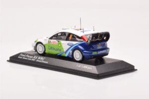 Ford Focus RS WRC #4 R. Kresta / J. Tomanek Rally Monte Carlo 2005 Minichamps 1:43 400058404 Metāls — attēls 3 no 4