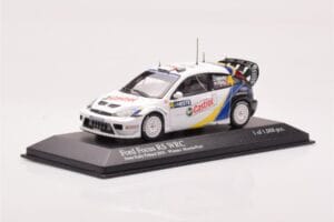 Ford Focus RS WRC #4 M. Martin / M. Park Neste Rally Finland Winners 2003 Minichamps 1:43 400038304 Metāls — attēls 2 no 4