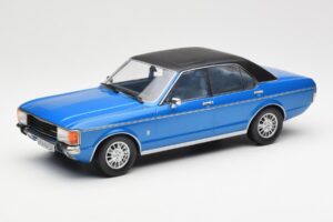 Ford Granada Mk1 Metālisks Zils Matēts Melns MCG 1:18