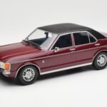 Ford Granada Mk1 Metālisks Tumši Sarkans Matēts Melns MCG 1:18