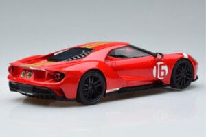 Ford GT Alan Mann Heritage Edition Sarkans GT Spirit 1:18 GT882 Sveķi — attēls 2 no 6