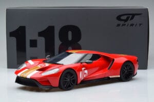 Ford GT Alan Mann Heritage Edition Sarkans GT Spirit 1:18 GT882 Sveķi — attēls 6 no 6