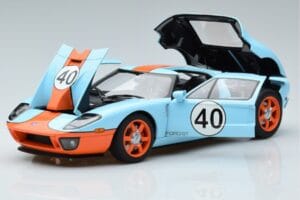 Ford GT Gulf Livery AUTOart 1:18 80513 Metāls — attēls 2 no 8