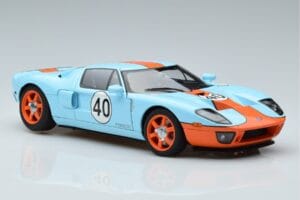 Ford GT Gulf Livery AUTOart 1:18 80513 Metāls — attēls 5 no 8