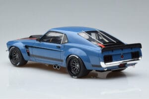 Ford Mustang Boss Cobra Ruffian Cars Zils GT Spirit 1:18 GT426 Sveķi — attēls 5 no 6