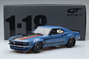 Ford Mustang Boss Cobra Ruffian Cars Zils GT Spirit 1:18 GT426 Sveķi — attēls 6 no 6