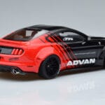 Ford Mustang S550 LB Works Liberty Walk Advan GT Spirit 1:18 KJ035 Sveķi - image 2 of 6