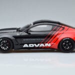 Ford Mustang S550 LB Works Liberty Walk Advan GT Spirit 1:18 KJ035 Sveķi - image 3 of 6