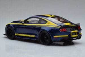 Ford Mustang S550 Shelby Super Snake Zils GT Spirit 1:18 GT871 Sveķi — attēls 5 no 6
