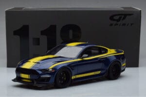 Ford Mustang S550 Shelby Super Snake Zils GT Spirit 1:18 GT871 Sveķi — attēls 6 no 6