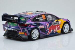 Ford Puma Rally1 WRC #16 A. Fourmaux / A. Coria Rally Monte Carlo 2022 IXO 1:18 18RMC111 Metāls — attēls 2 no 6