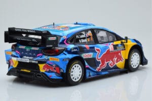 Ford Puma Rally1 WRC #7 P-L. Loubet / N. Gilsoul Rally Sweden 2023 IXO 1:18 18RMC154B Metāls — attēls 2 no 6