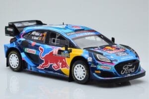 Ford Puma Rally1 WRC #7 P-L. Loubet / N. Gilsoul Rally Sweden 2023 IXO 1:18 18RMC154B Metāls — attēls 4 no 6