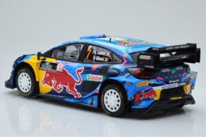 Ford Puma Rally1 WRC #7 P-L. Loubet / N. Gilsoul Rally Sweden 2023 IXO 1:18 18RMC154B Metāls — attēls 5 no 6