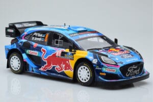 Ford Puma Rally1 WRC #8 O. Tanak / M. Jarveoja Winner Rally Sweden 2023 IXO 1:18 18RMC154A Metāls — attēls 4 no 6