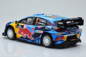 Ford Puma Rally1 WRC #8 O. Tanak / M. Jarveoja Winner Rally Sweden 2023 IXO 1:18 18RMC154A Metāls — attēls 5 no 6