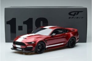Ford Mustang S550 Shelby Super Snake Sarkans GT Spirit 1:18 GT397 Sveķi — attēls 6 no 6