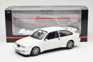 Ford Sierra RS RHD Balts Minichamps 1:18 150084070 Metāls — attēls 8 no 8