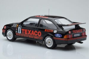 Ford Sierra RS500 Cosworth Texaco #7 K. Ludwig / K. Niedzwiedz / T. Boutsen 24 Hours of Spa 1987 IXO 1:18 18RMC051B Metāls — attēls 5 no 6