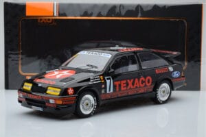 Ford Sierra RS500 Cosworth Texaco #7 K. Ludwig / K. Niedzwiedz / T. Boutsen 24 Hours of Spa 1987 IXO 1:18 18RMC051B Metāls — attēls 6 no 6