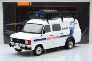 Ford Transit Mk2 Van Team David Jones Rally Assistance IXO 1:18 18RMC033XE Metāls — attēls 6 no 6