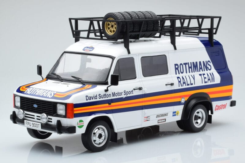 Ford Transit Mk2 Van Team Rothmans Rally Assistance IXO 1:18