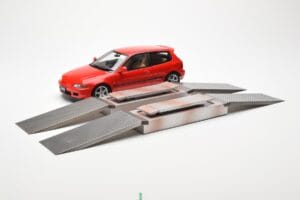 Honda Civic EG6 VTEC Sarkans LCD 1:18 LCD18018-RE Metāls — attēls 2 no 11