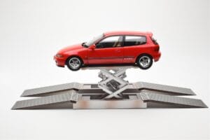 Honda Civic EG6 VTEC Sarkans LCD 1:18 LCD18018-RE Metāls — attēls 6 no 11