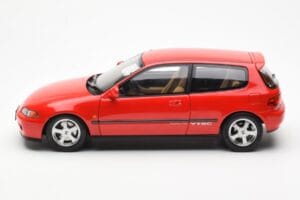 Honda Civic EG6 VTEC Sarkans LCD 1:18 LCD18018-RE Metāls — attēls 7 no 11