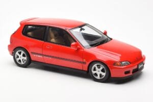 Honda Civic EG6 VTEC Sarkans LCD 1:18 LCD18018-RE Metāls — attēls 9 no 11