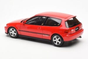 Honda Civic EG6 VTEC Sarkans LCD 1:18 LCD18018-RE Metāls — attēls 10 no 11