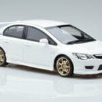 Honda Civic FD2 Type R Mugen Balts Otto 1:18 OT941 Sveķi - image 4 of 6