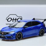 Honda Civic FK8 Type R Mugen Zils Otto 1:18 OT987 Sveķi - image 2 of 7