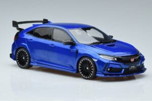 Honda Civic FK8 Type R Mugen Zils Otto 1:18 OT987 Sveķi — attēls 6 no 7