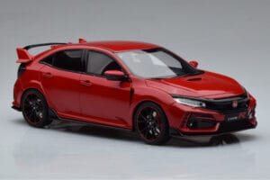Honda Civic Type R GT FK8 Euro Spec Sarkans Otto 1:18 OT890 Sveķi — attēls 4 no 6