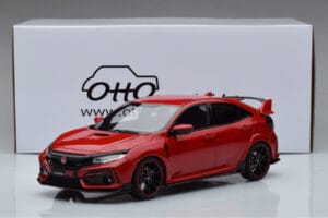 Honda Civic Type R GT FK8 Euro Spec Sarkans Otto 1:18 OT890 Sveķi — attēls 6 no 6